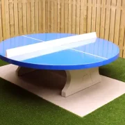 Beton-Tischtennisplatte rund