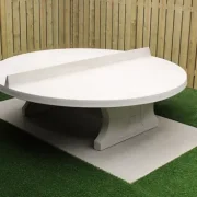 Beton-Tischtennisplatte rund