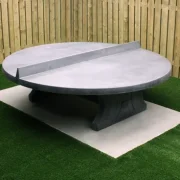 Beton-Tischtennisplatte rund