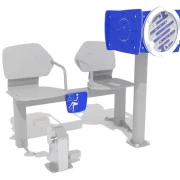 BANK MIT PEDAL UND MENTALCUBE II FÜR ALZHEIMER