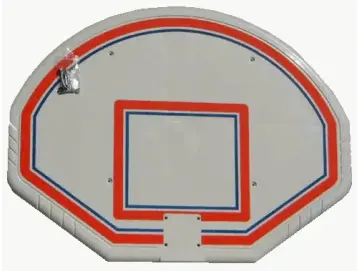 Basketballzielbrett aus Gitterrost