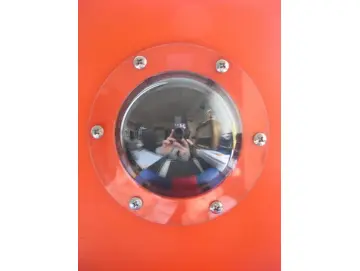 Blasenfenster mit Wölbung