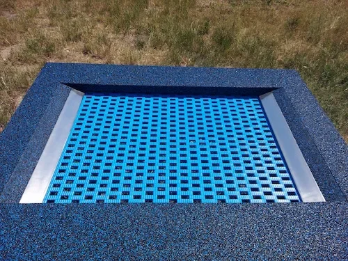 Bodentrampolin für Rollstuhlfahrer