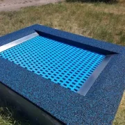 Bodentrampolin für Rollstuhlfahrer