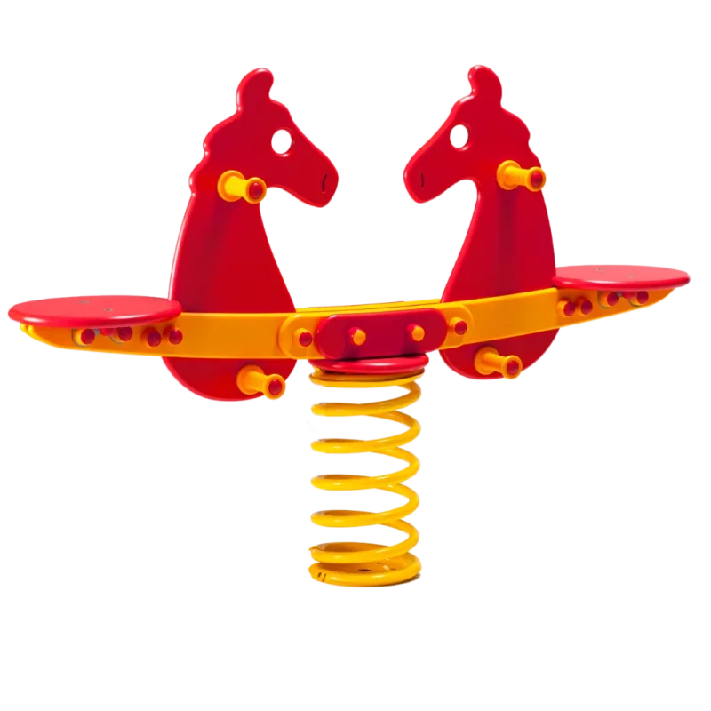Federwippe "Pferde-Duo"