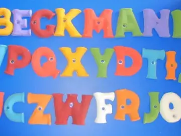 Klettergriffe "Alphabet"