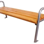 Kommunale Sitzbank - Holzbank